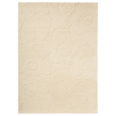 Marimekko Piirto Unikko rug, natural white, handtufted