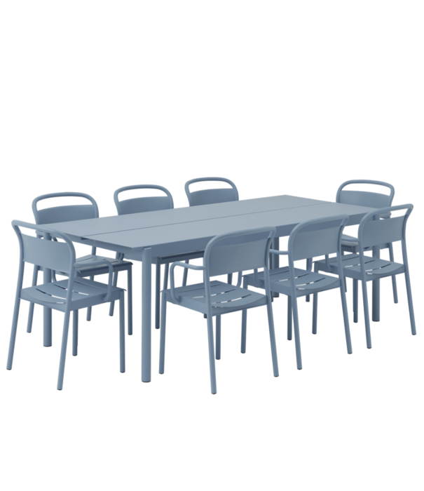 Muuto Muuto Linear Steel Tafel taupe 220cm