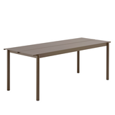 Linear Steel Table taupe 200cm