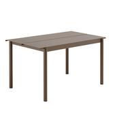 Linear Steel Table taupe 140cm