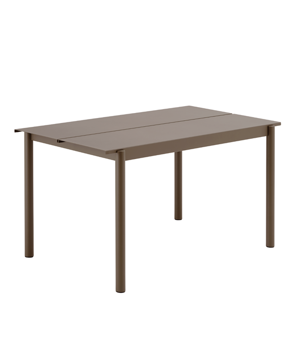 Muuto  Linear Steel Table taupe 140cm