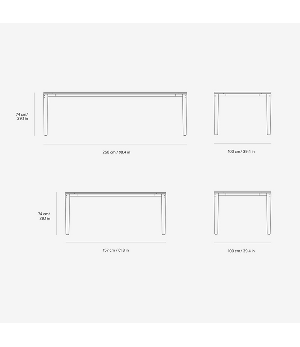 Vipp  718 - 719 Open-Air Table