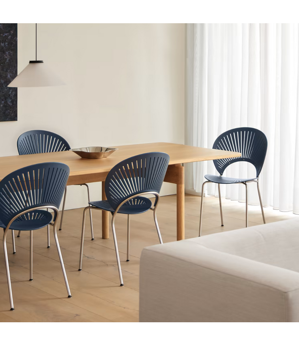 Fredericia  Model 3398 Trinidad Chair, wooden seat