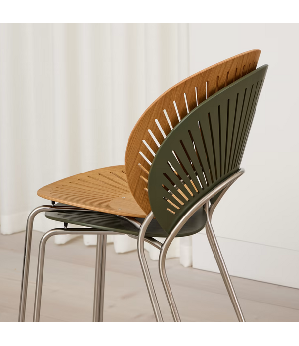 Fredericia  Model 3398 Trinidad Chair, wooden seat