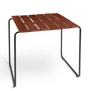 Mater Ocean Outdoor Table burnt red, 2 persons