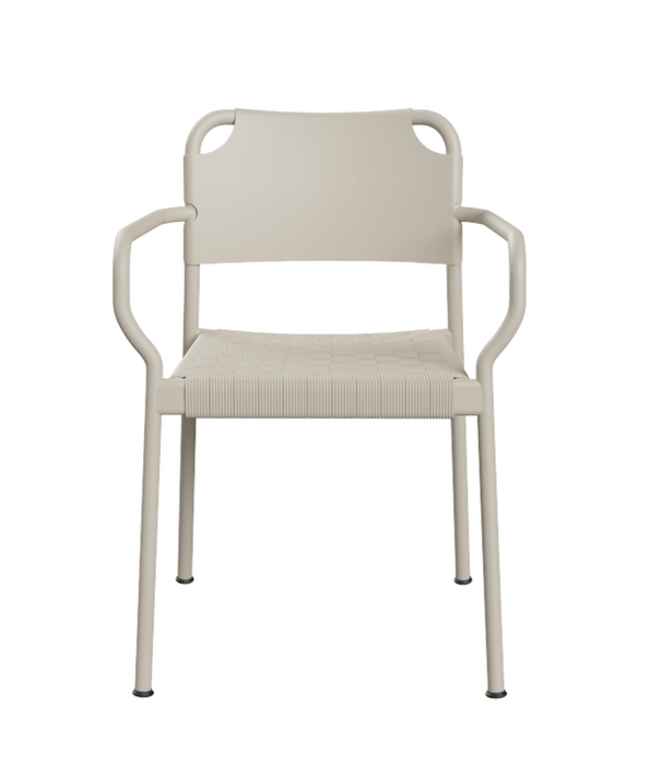 Fritz Hansen Vind Stoel met arm, mist grey