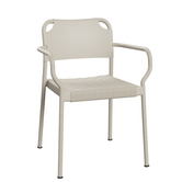 Vind Stoel met arm, mist grey