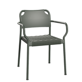 Vind Stoel met arm, hunter green