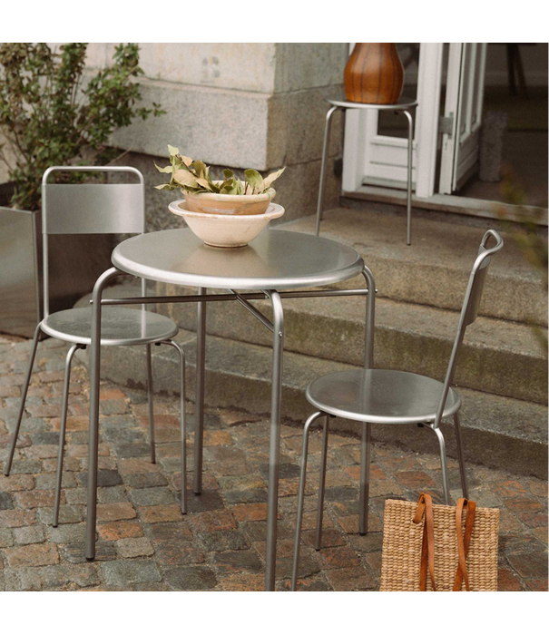 Frama  Frama Petit Rond Table stainless steel Ø90