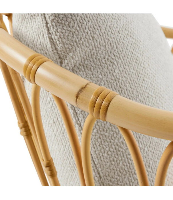 Gubi  Gubi Grace Outdoor Lounge Chair, natural - Plutarco 158