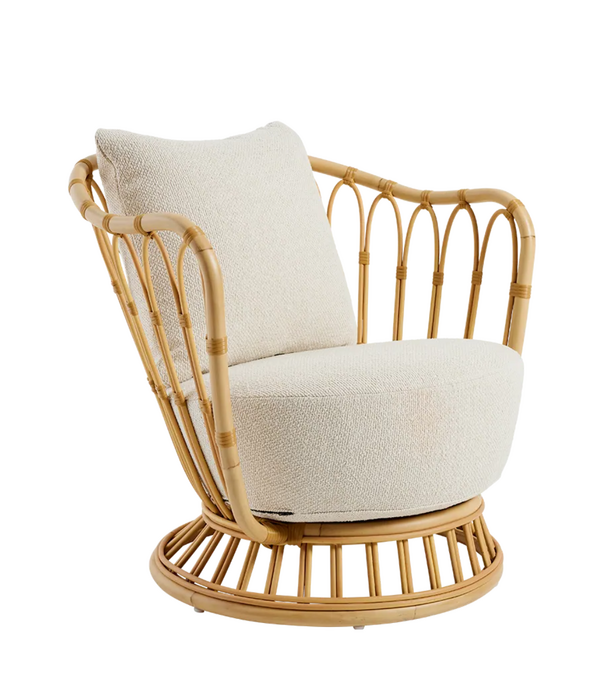 Gubi  Gubi Grace Outdoor Lounge Chair, natural - Plutarco 158