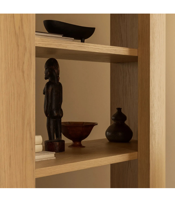 Audo Audo Crescent Shelving High lacquered oak