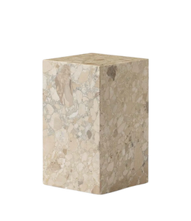 Audo Plinth Tall Salontafel Kunis Breccia marmer
