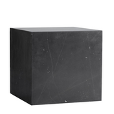 Audo Plinth Cubic Coffee Table Nero Marquina marble 40cm