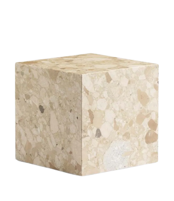 Audo Audo Plinth Cubic Coffee Table Kunis Breccia marble