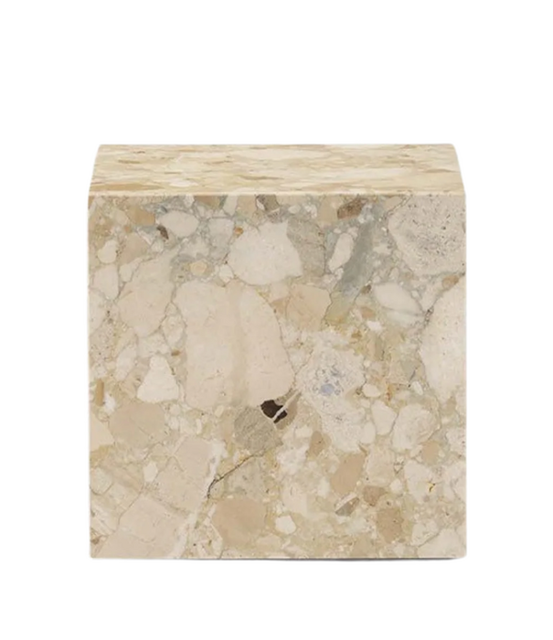 Audo Audo Plinth Cubic Coffee Table Kunis Breccia marble