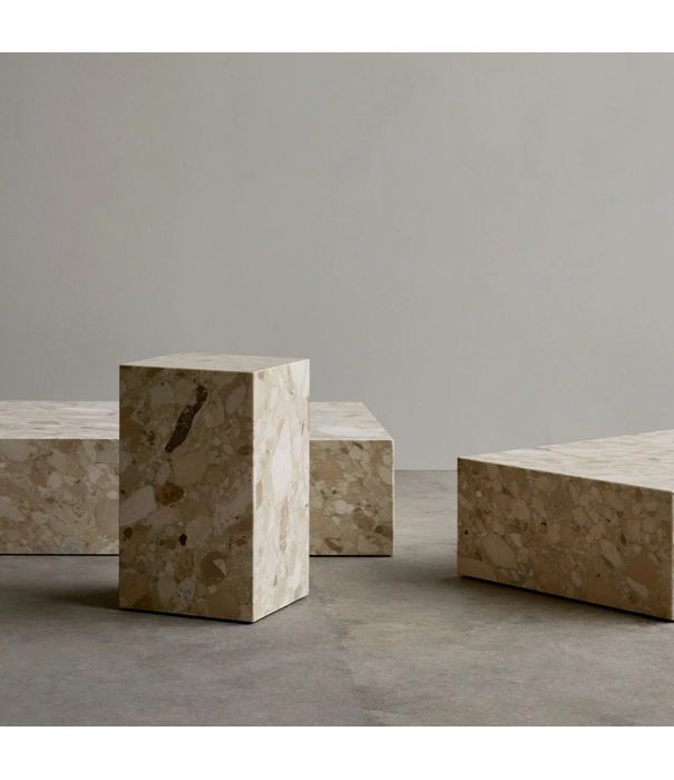 Audo Audo Plinth Grand Salontafel Kunis Breccia marmer