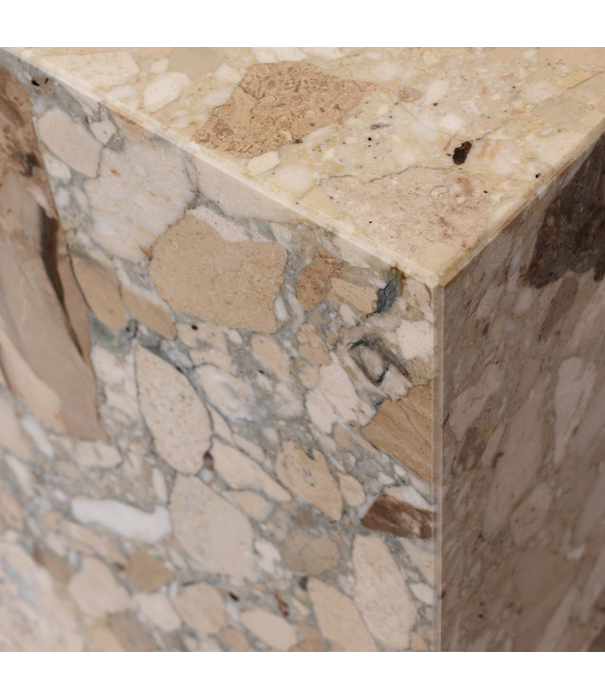 Audo Audo Plinth Grand Salontafel Kunis Breccia marmer