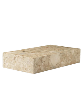 Audo  Plinth Grand Coffee Table Kunis Breccia marble 137cm