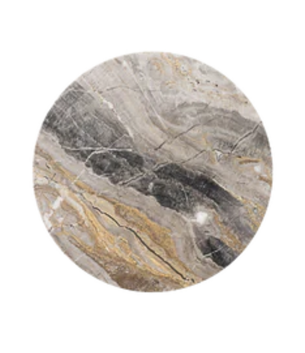 Audo Audo Androgyne Bijzettafel staal, marmer top