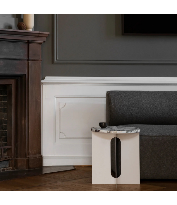 Audo Audo Androgyne Side Table steel, marble top