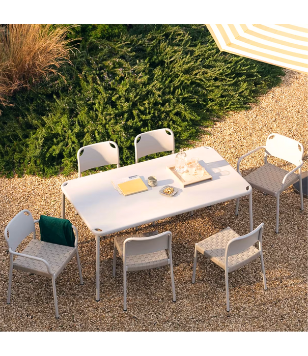 Fritz Hansen Vind Stoel Outdoor, mist grey