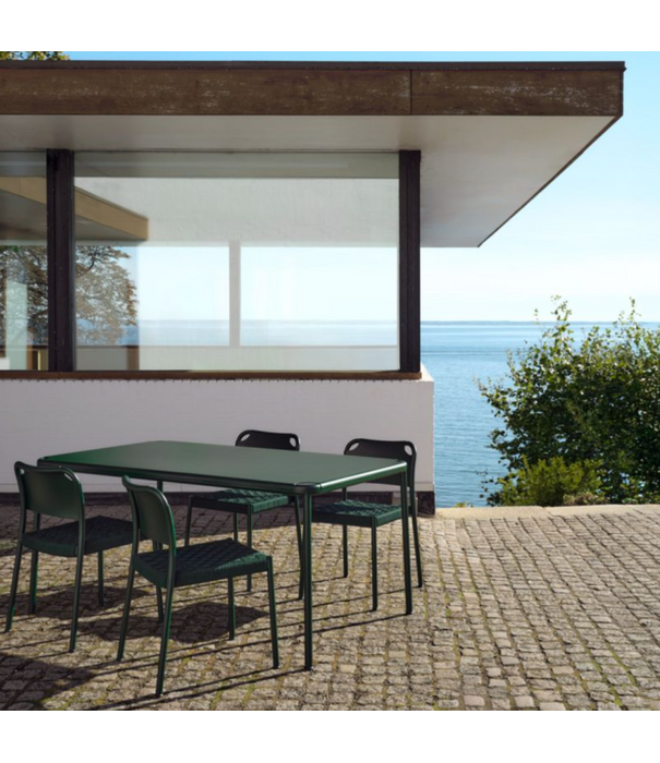 Fritz Hansen Vind Stoel met arm, hunter green