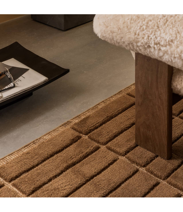 Audo Tile Rug ivory