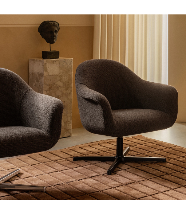 Audo Harbour Swivel Lounge Chair - Return Swivel Star Base