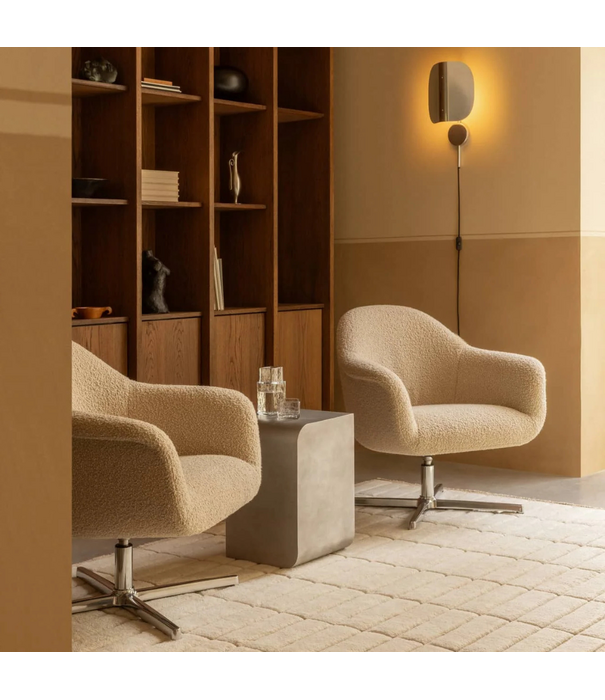 Audo Harbour Swivel Lounge Chair - Star Base