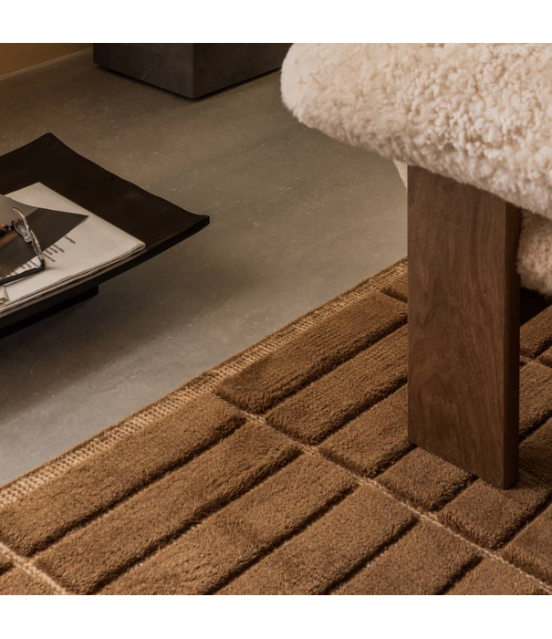 Audo Audo Copenhagen Tile Vloerkleed hazel