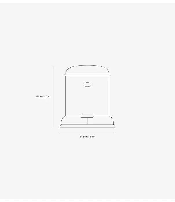 Vipp  Vipp 13 Pedaalemmer Limited Edition Henri Teal 4L