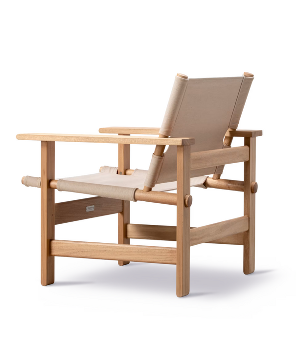 Fredericia  Fredericia Model 2131 The Canvas Outdoor Chair teak