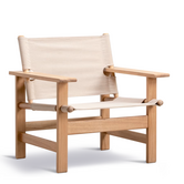 Fredericia Model 2131 The Canvas Outdoor Chair teak