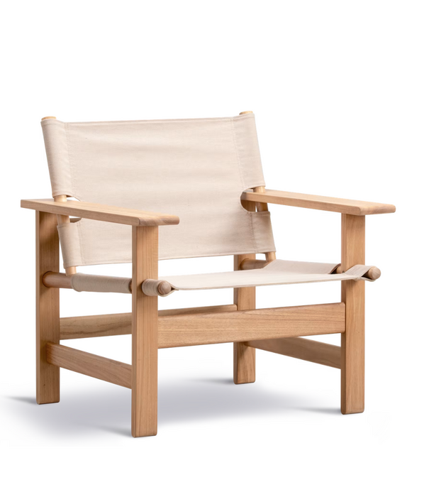 Fredericia  Fredericia Model 2131 The Canvas Outdoor Chair teak