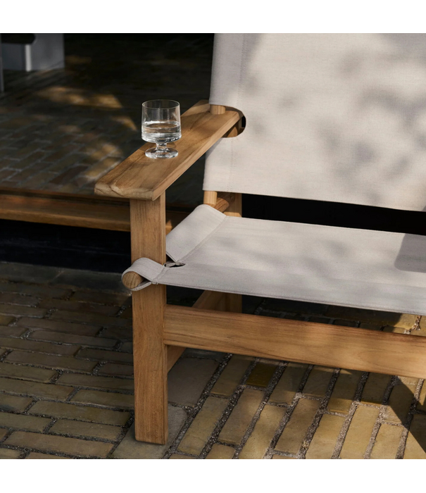 Fredericia  Fredericia Model 2131 The Canvas Outdoor Chair teak