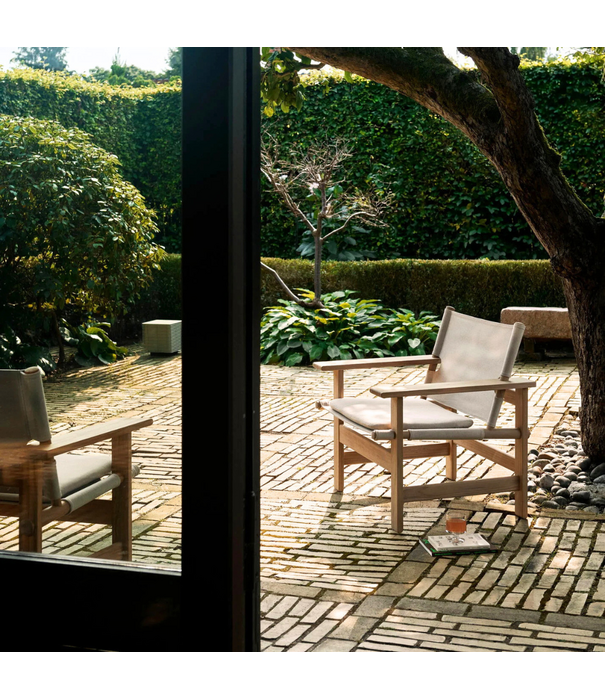 Fredericia  Fredericia Model 2131 The Canvas Outdoor Chair teak