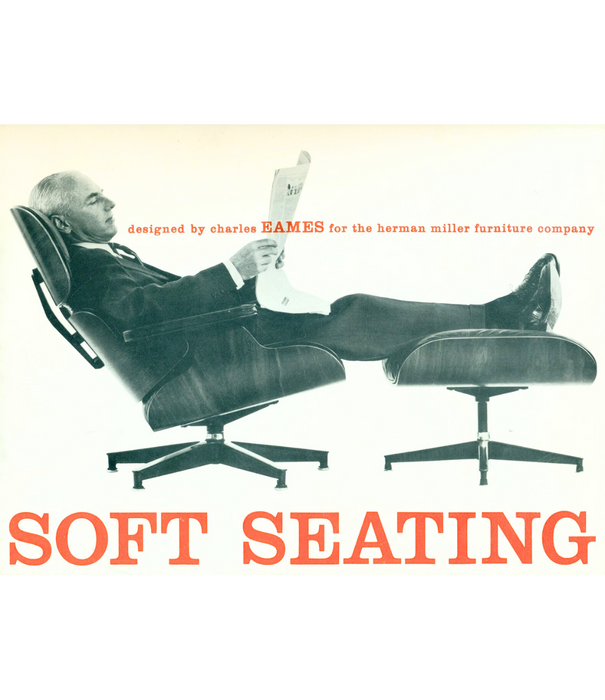 Vitra  Vitra Eames Lounge Chair Santos Palissander, black premium F leather