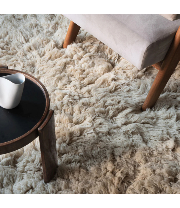 Layered  Layered Shaggy Residue Rug - Oatmeal