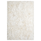 Shaggy Wol Vloerkleed - Bone White