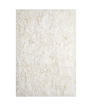 Layered Shaggy Rug - Bone White