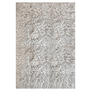 Layered Shaggy Wool Rug - Mocha Melange