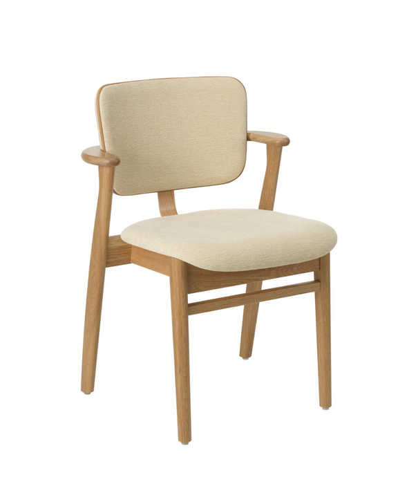Artek  Artek Domus Stoel eiken,  stof WOW RE 6511, nougat bies