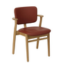Artek Domus Stoel eiken,  Spectrum Terracotta, cognac bies