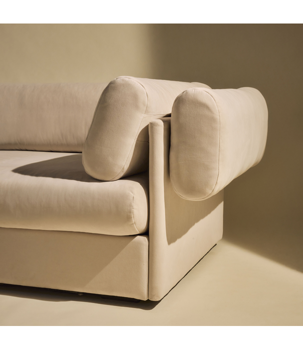 Gubi  Gubi Elegio Sofa Module Middle, fustagno 01 cream