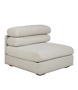 Gubi Elegio Sofa Module Middle, fustagno 01 cream