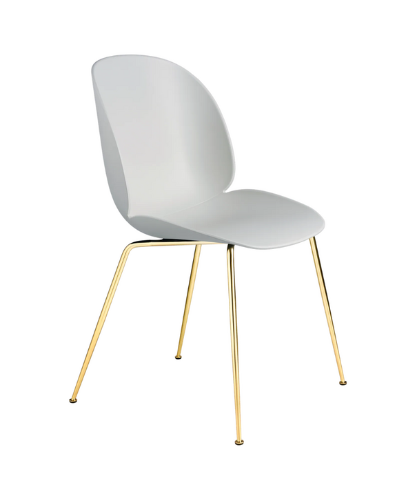 Gubi  Beetle Dining Chair, brass conic base
