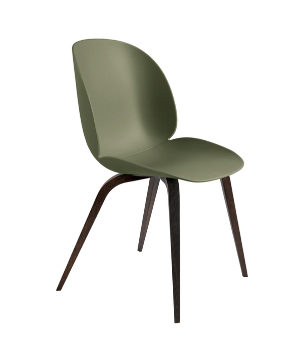 Gubi  Gubi Beetle dining chair recycled plastic, base smoked oak