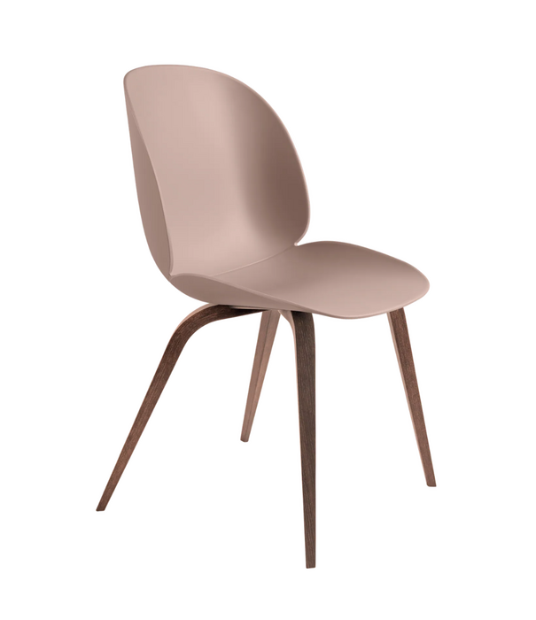 Gubi  Gubi Beetle dining chair recycled plastic, walnut wood base