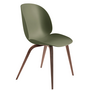 Gubi Beetle eetkamerstoel recycled plastic, walnoot poten